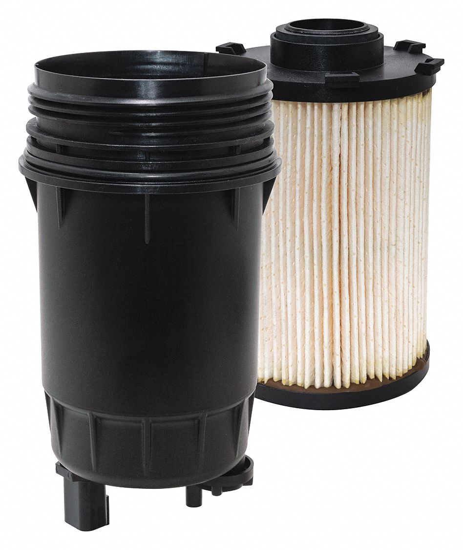 Fuel Filter: Cartridge, 4 1/2 in Outside Dia, 3/4 in Inside Dia, Diesel Fuel, Diesel