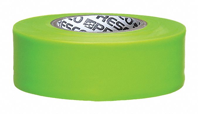 FLAGGING TAPE,VINYL,1 3/16 IN ROLL W