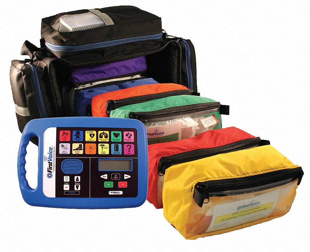 FIRST VOICE Emergency Medical Kit, 100 Plus People Served, Number of