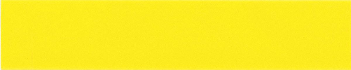 Shelf Marker: 1 1/4 in x 6 in, Yellow, Plastic