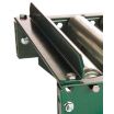 Bolt-On Package Stops for Rigid-Frame Skate Wheel & Roller Conveyors