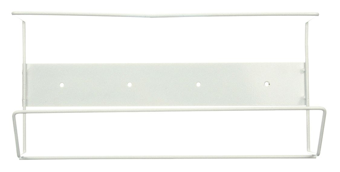 GLOVE BOX DISPENSER, 3 BOXES, ENAMEL-COATED STEEL WIRE, WHITE, TOP LOAD