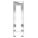 VERTICAL GLOVE DISPENSER, 3 BOXES, STAINLESS STEEL, SILVER