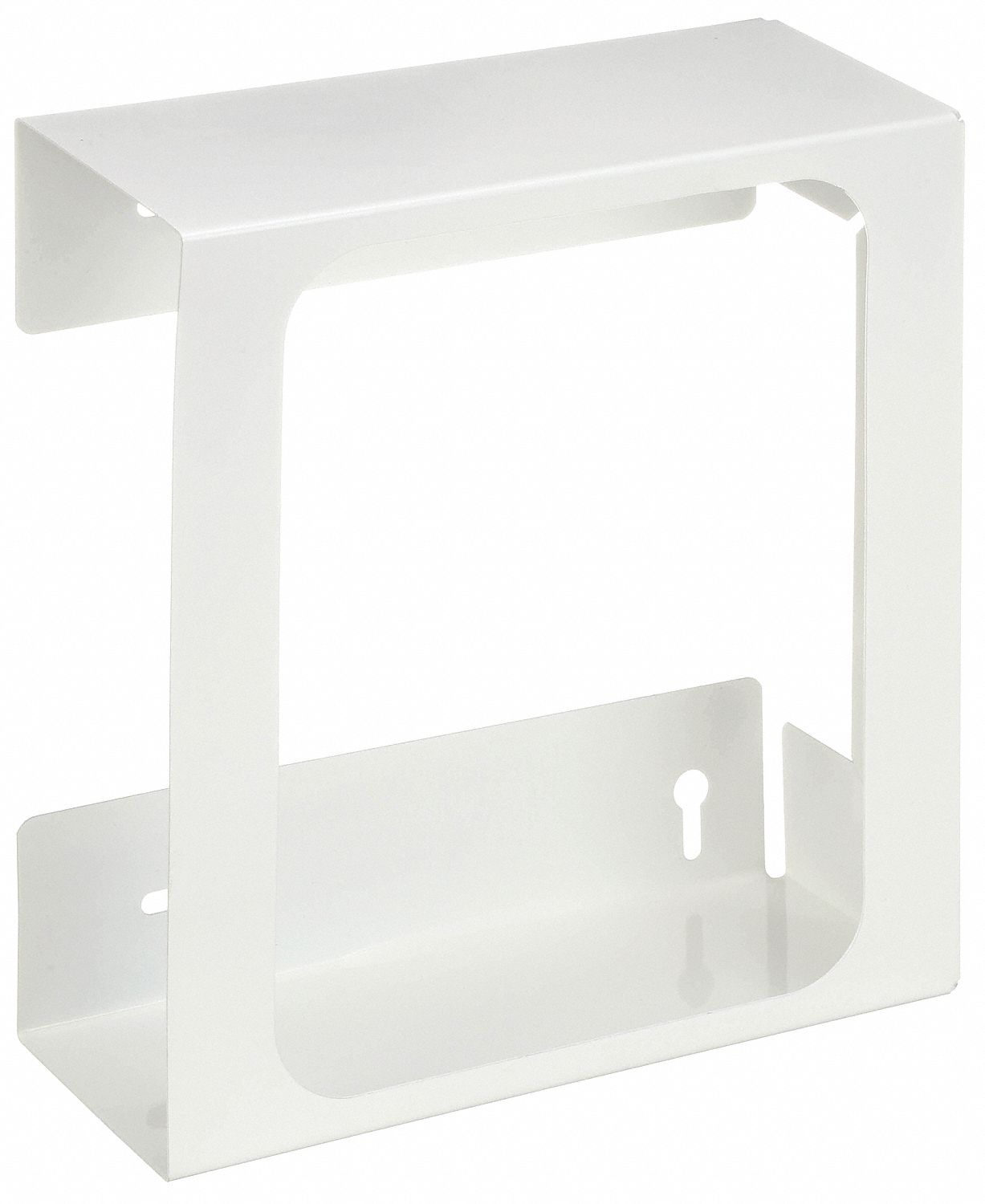HORIZONTAL GLOVE DISPENSER, 2 BOXES, POWDER-COATED STEEL, WHITE
