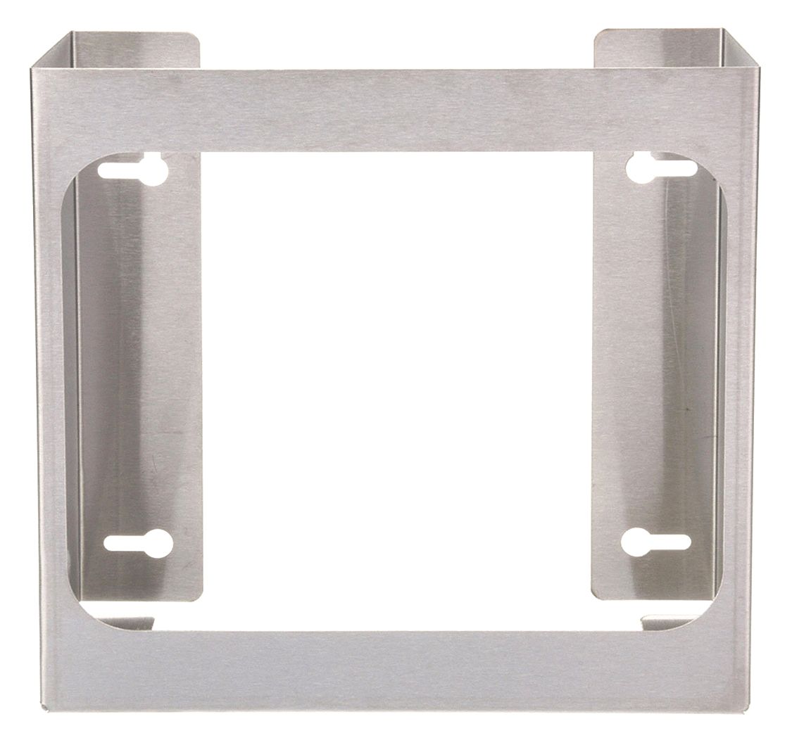 GLOVE BOX DISPENSER, 2 BOXES, STAINLESS STEEL, SILVER, TOP LOAD