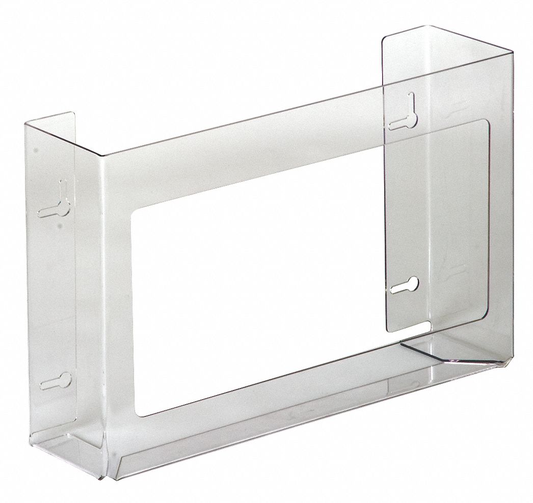GloveDispensr Clr Wall/CountrMnt Acrylic