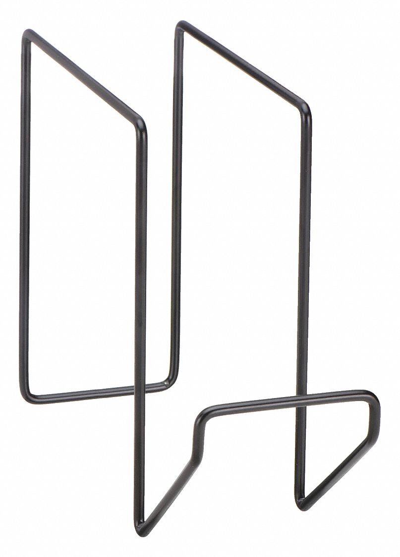 SUPPORT P/CASQUES DE SÉCURITÉ, 5¾ X 7¾ X 2½ PO, ACIER REVÊTU ÉPOXY, NR, DOSSIER DU SIÈGE DU VÉHICULE