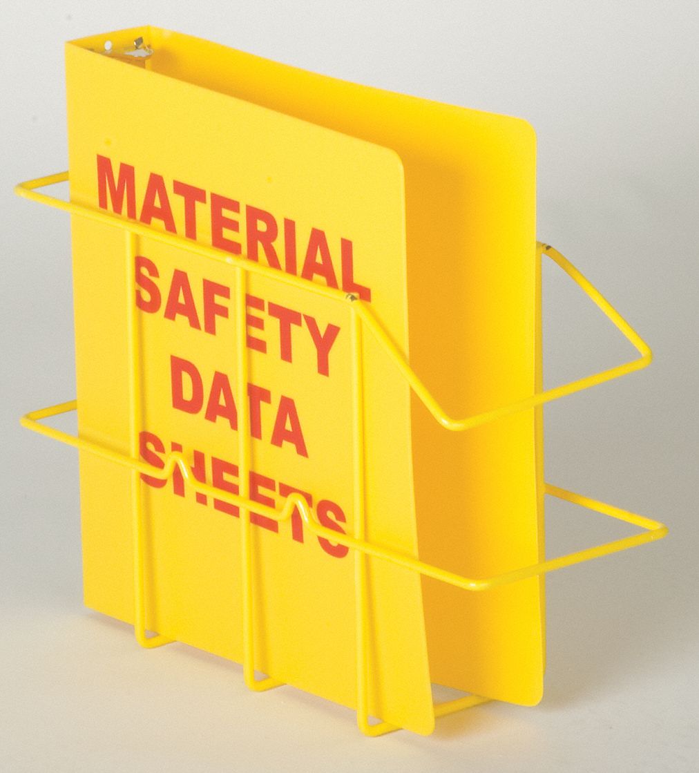 GRAINGER APPROVED SDS Binder Holder, No Text, No Legend, Wall, 43/4