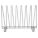 GLOVE DRYING RACK, FOR 4 PAIRS GLOVES, POWDER-COATED STEEL, BLACK