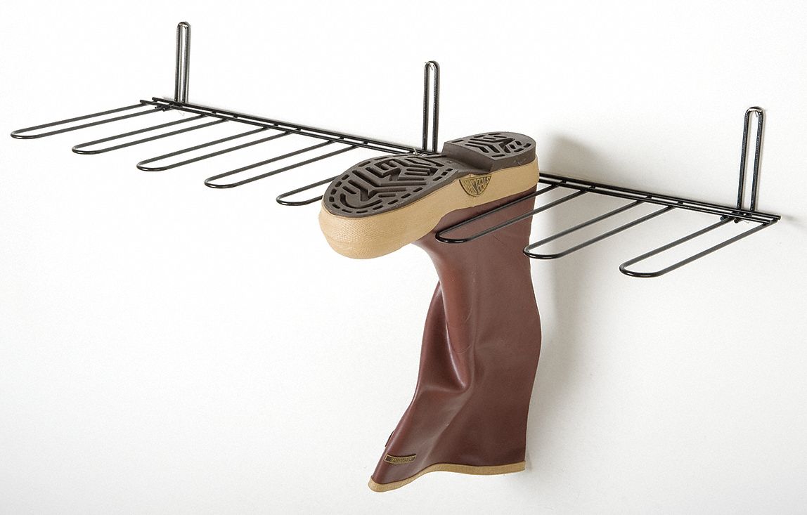 GRAINGER APPROVED Boot Drying Rack, 35 in L x 101/2 in W x 43/4 in H