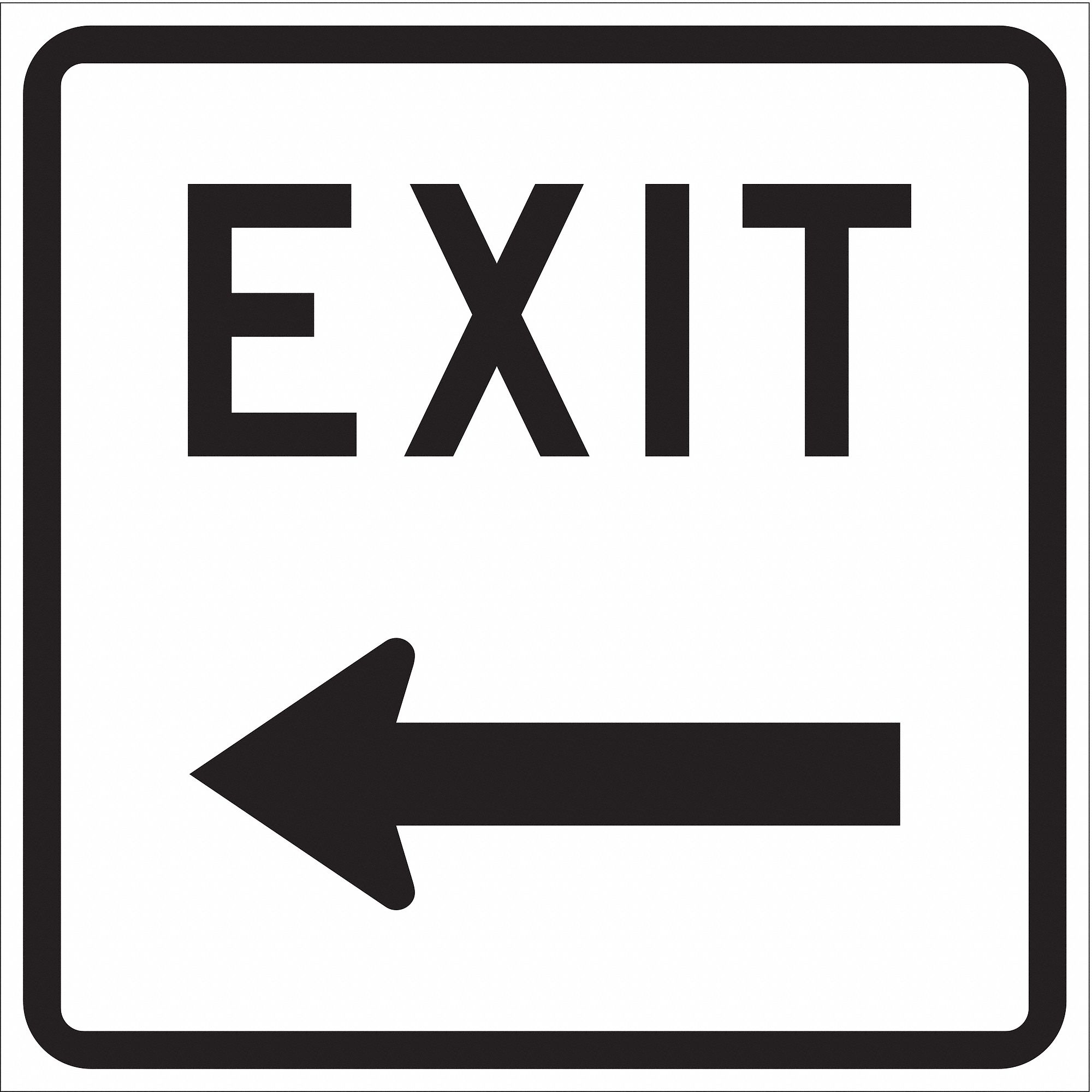 Exit Sign For Parking Lots, 18" x 18"