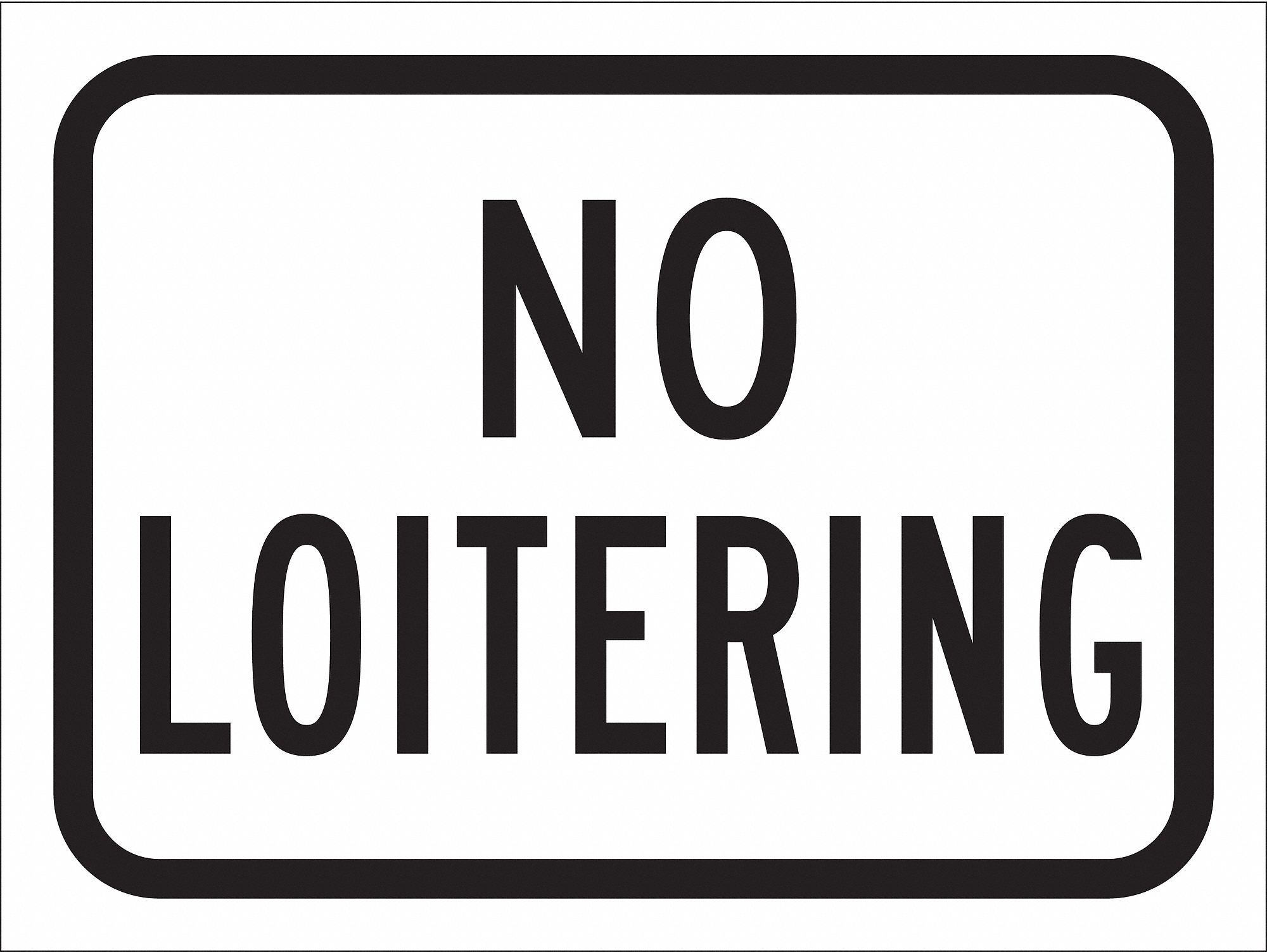 Traffic Sign, 9 x 12In, BK/WHT, ENGR GR AL