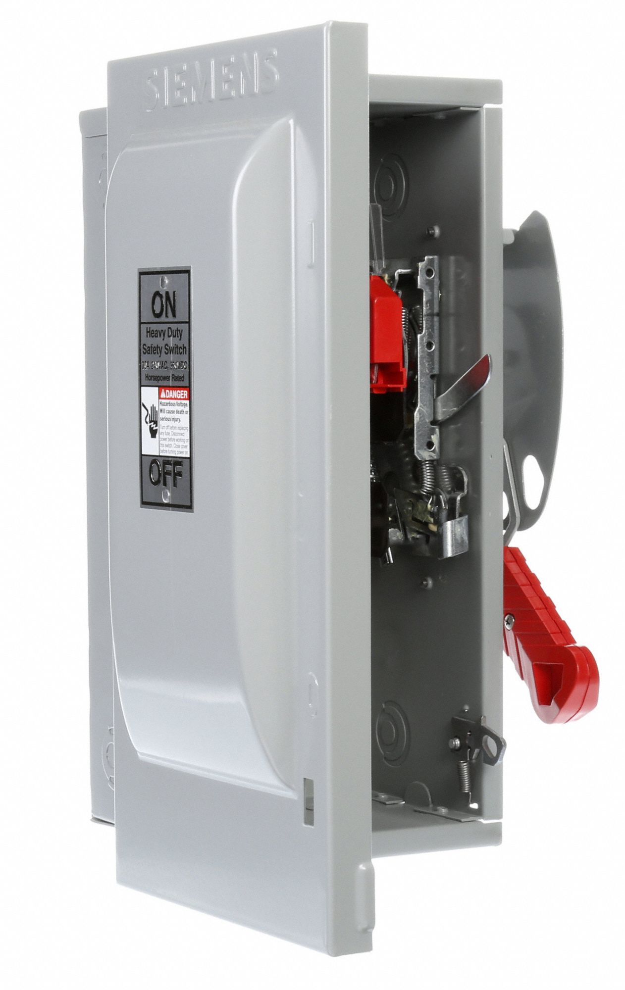 SIEMENS Safety Switch, Fusible, Heavy, 240V AC Voltage, 3 Phase, 71/2