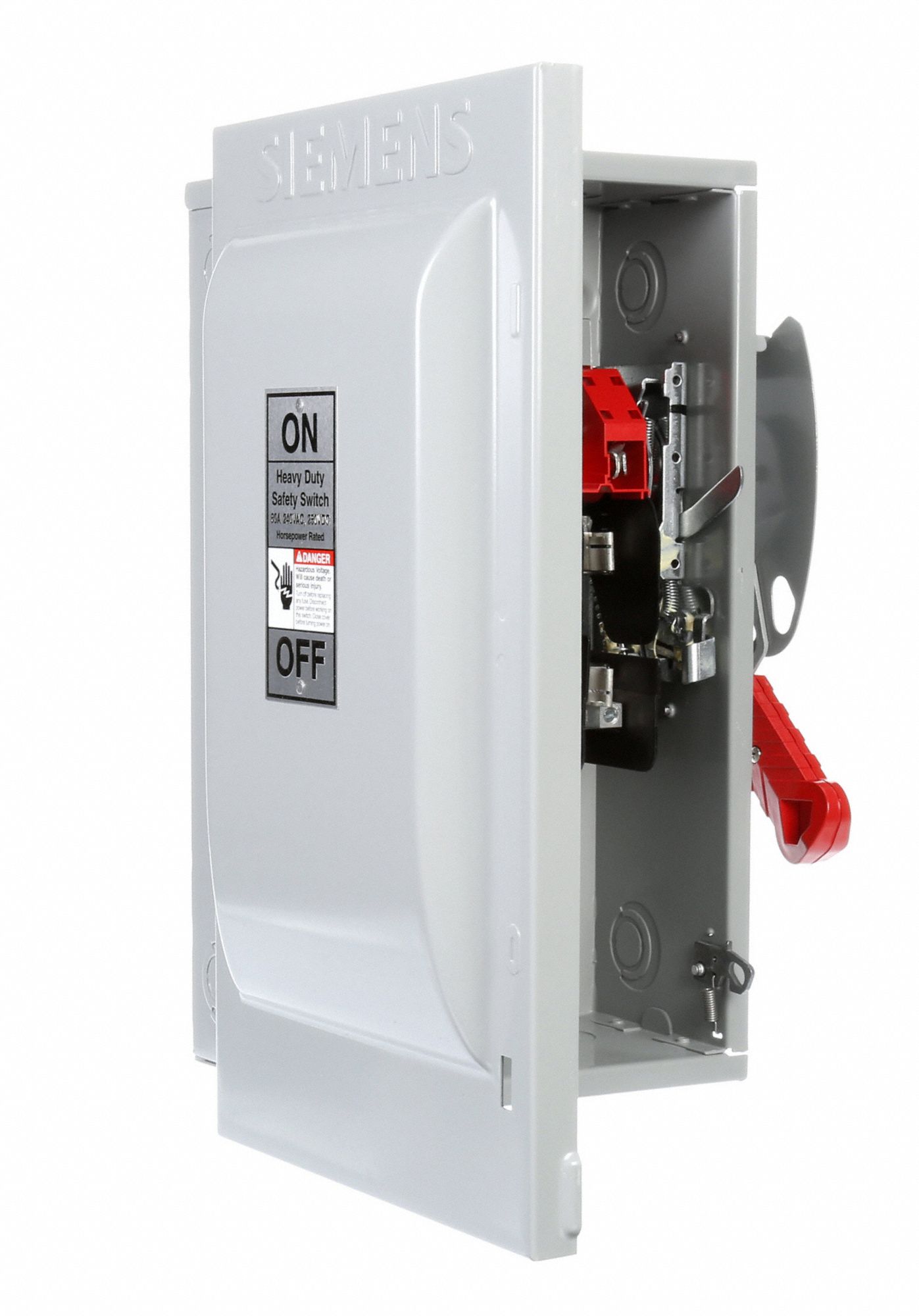 SIEMENS Safety Switch, Fusible, Heavy, 240V AC Voltage, Three Phase, 15