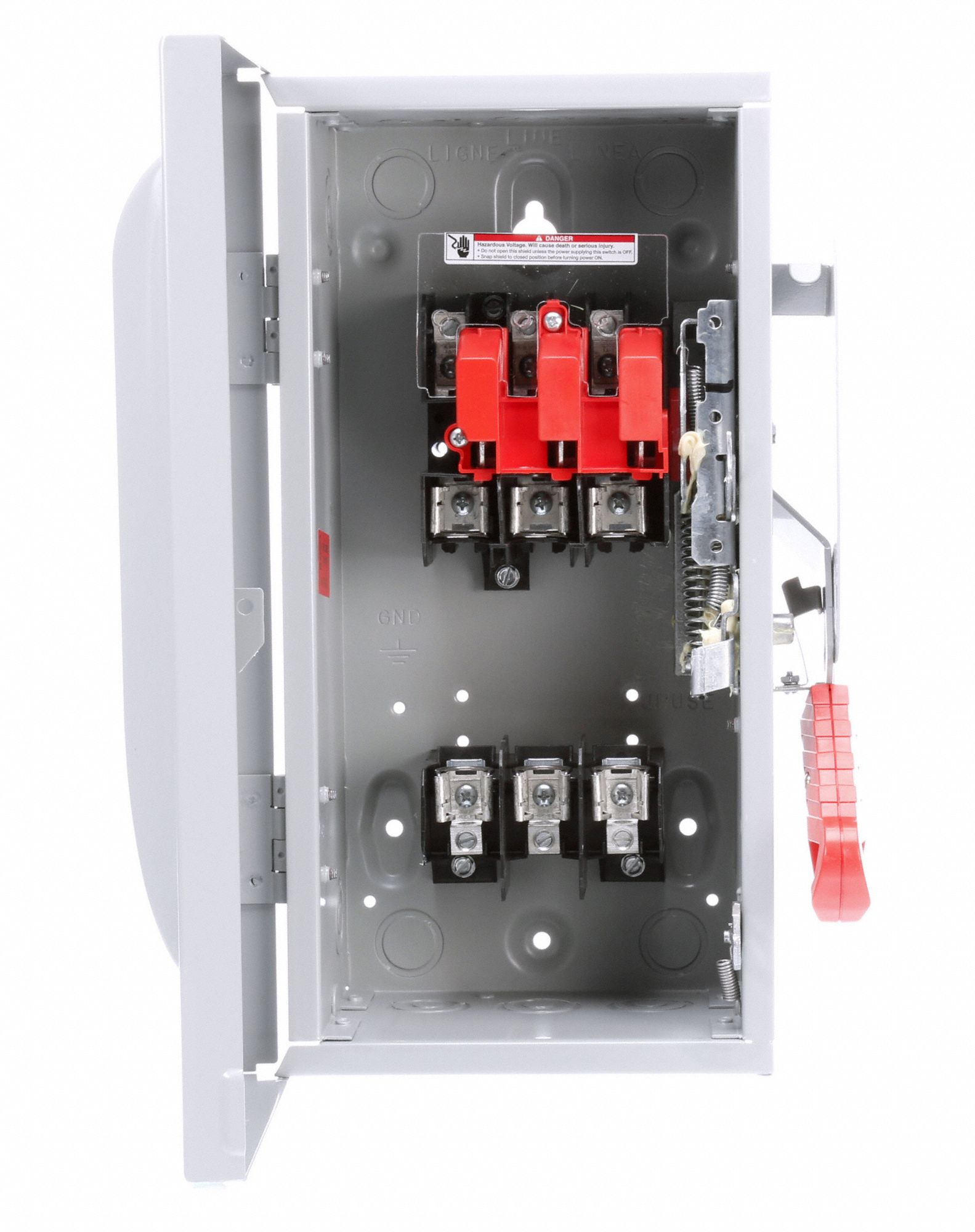 SIEMENS Safety Switch, Fusible, Heavy, 600V AC Voltage, 3 Phase, 20 hp