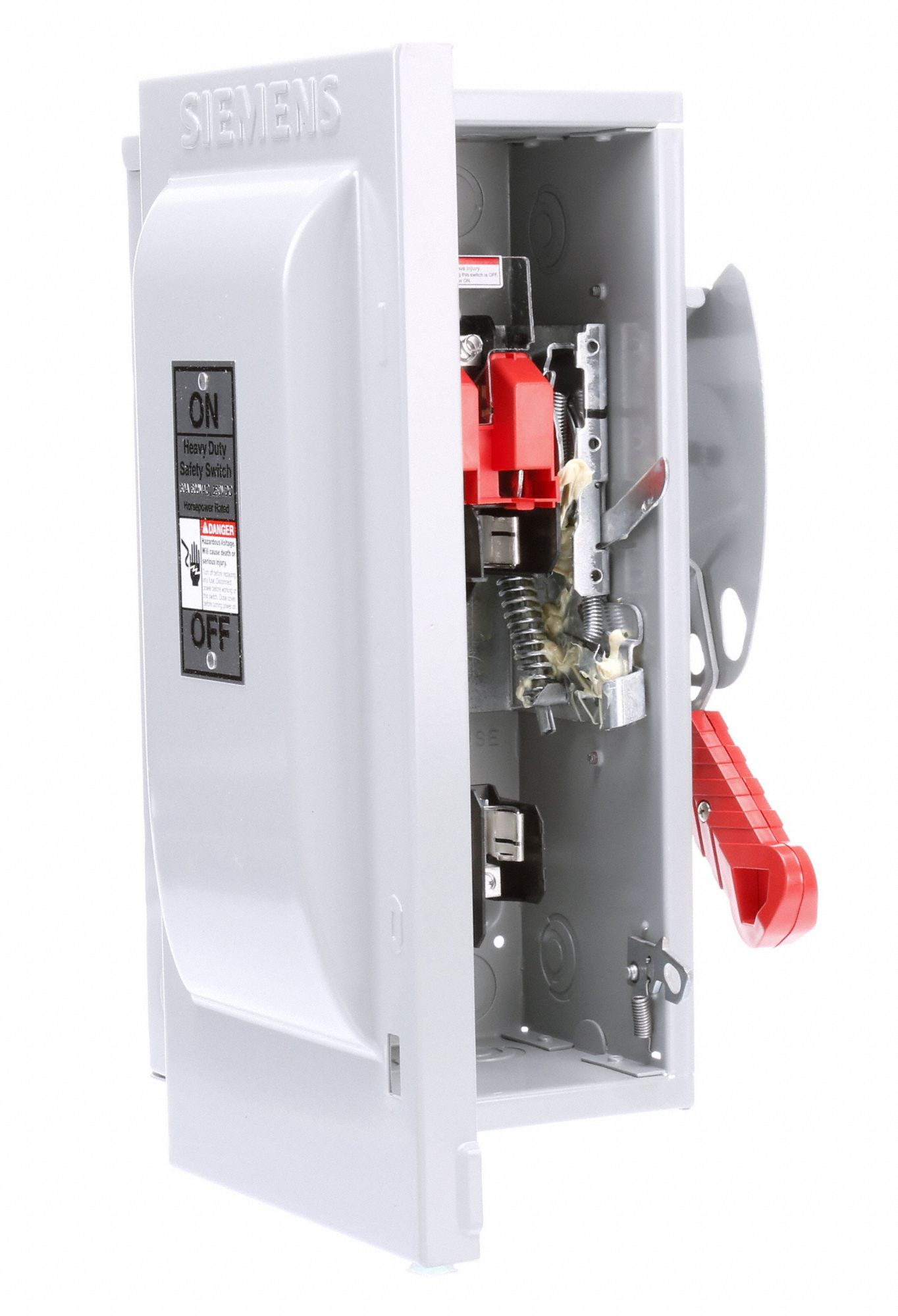 SIEMENS Safety Switch, Fusible, Heavy, 600V AC Voltage, 3 Phase, 20 hp 600V AC HP 6GND3