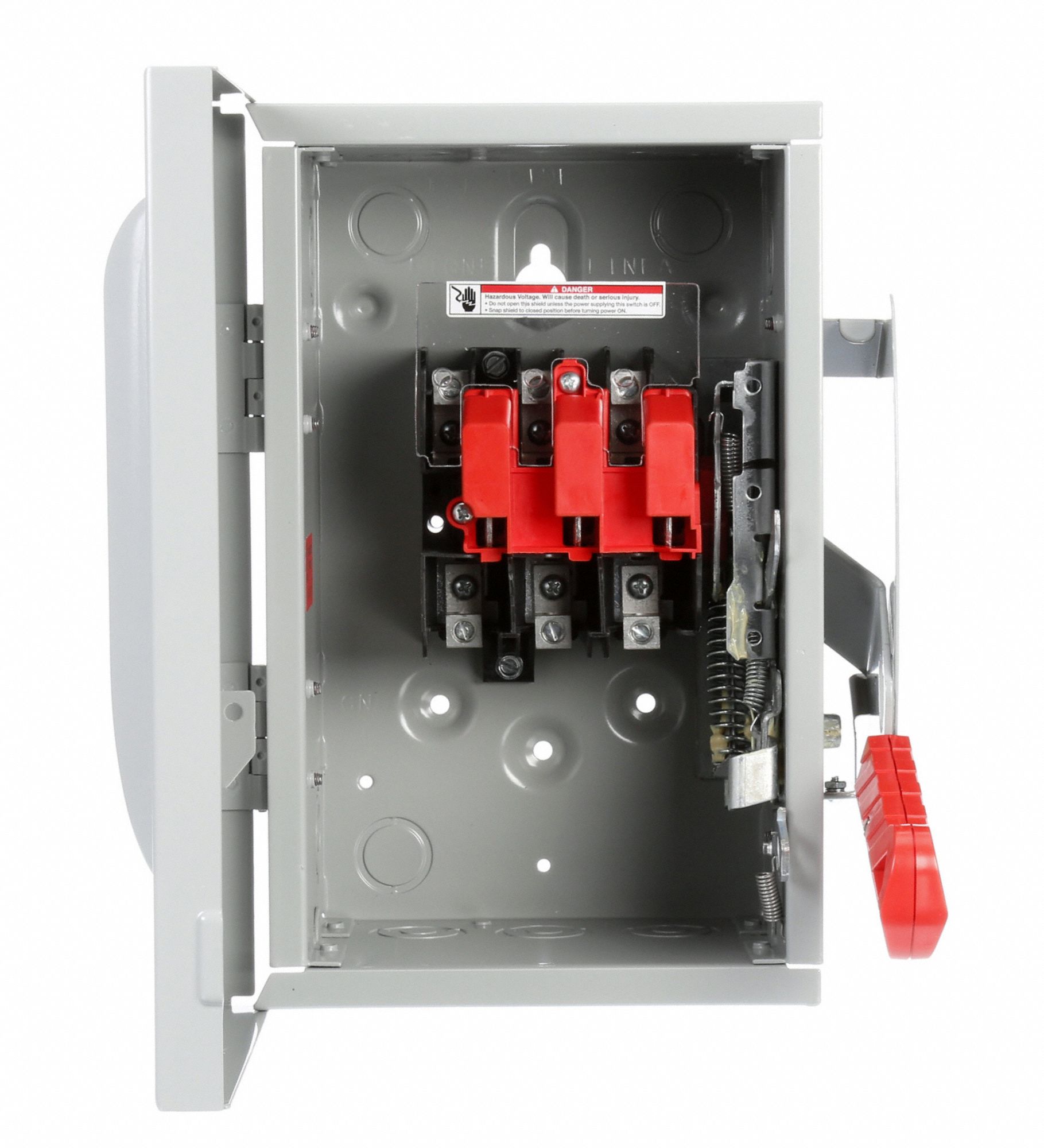 SIEMENS Safety Switch, Nonfusible, Heavy, 600V AC Voltage, 3 Phase, 30 hp 600V AC HP 6GNE7