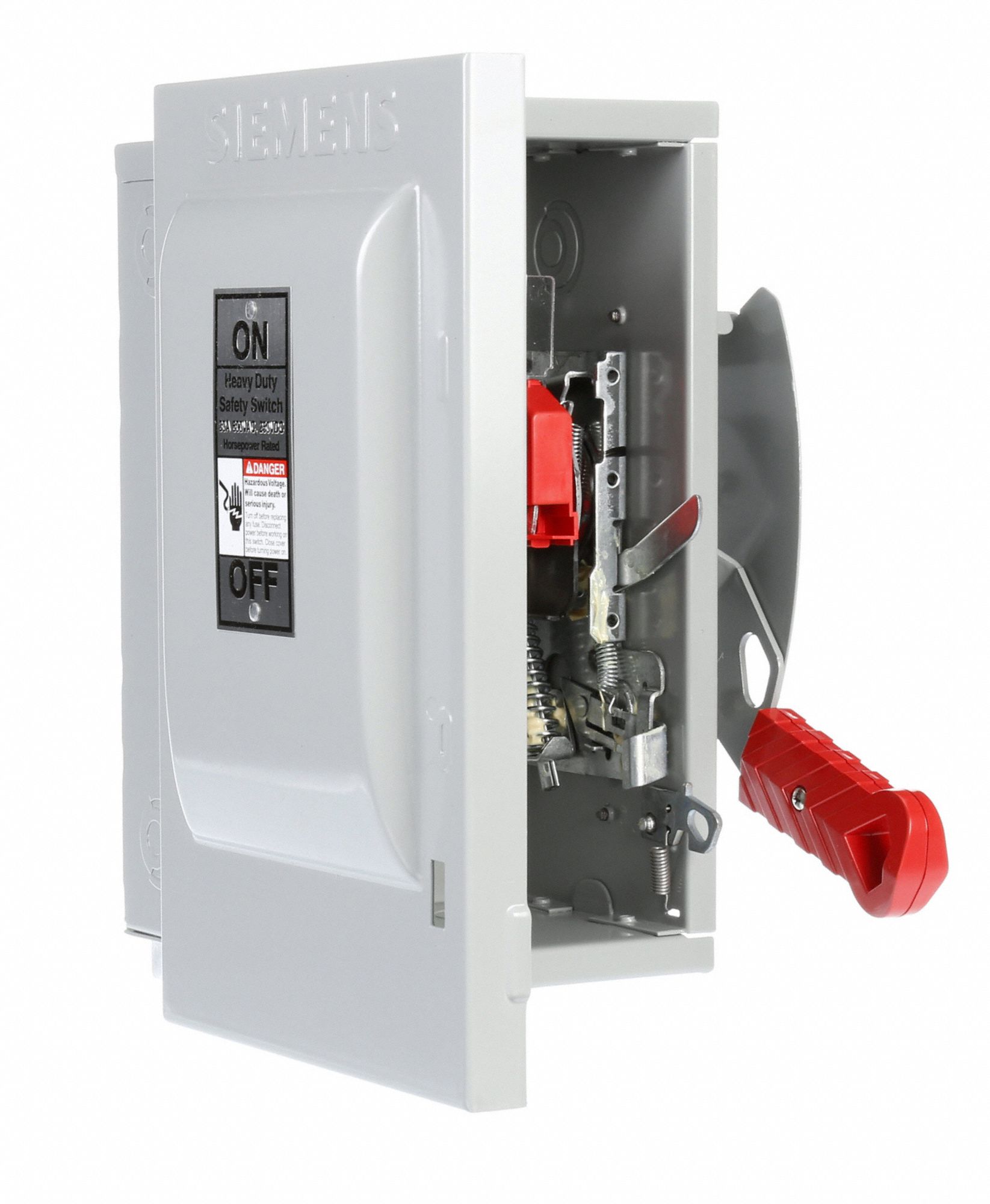 SIEMENS Safety Switch, Nonfusible, Heavy, 600V AC Voltage, 3 Phase, 30