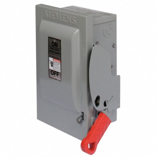 SIEMENS, Non-Fusible, 60 A, Safety Switch - 6GNF1|HNF362 - Grainger