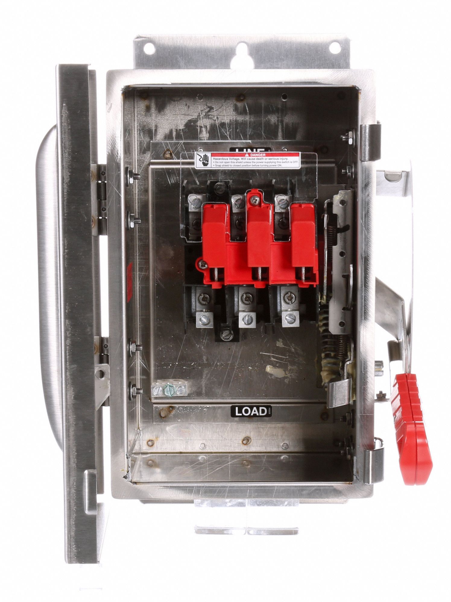 SIEMENS Safety Switch 30 A Amps AC, 30 HP 600V AC, 4X, 3 Poles, 3 Wires 6GNF0HNF361S