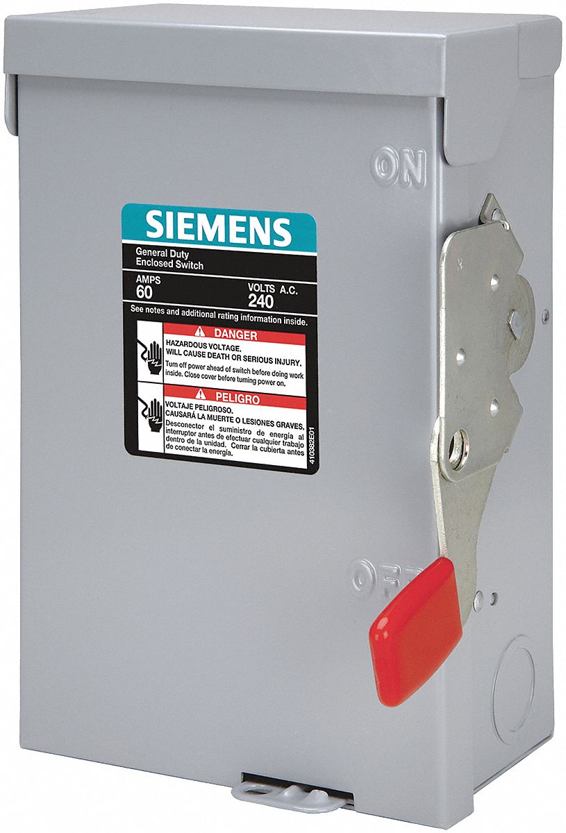 SIEMENS Nonfusible Air Conditioning Disconnect Switch ...