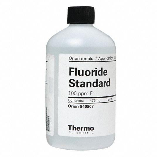 THERMO SCIENTIFIC, Fluoride, 100 ppm, ISE Calibration Standard - 6GNL2