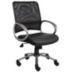 Mesh Desk Chairs with Fixed Arms