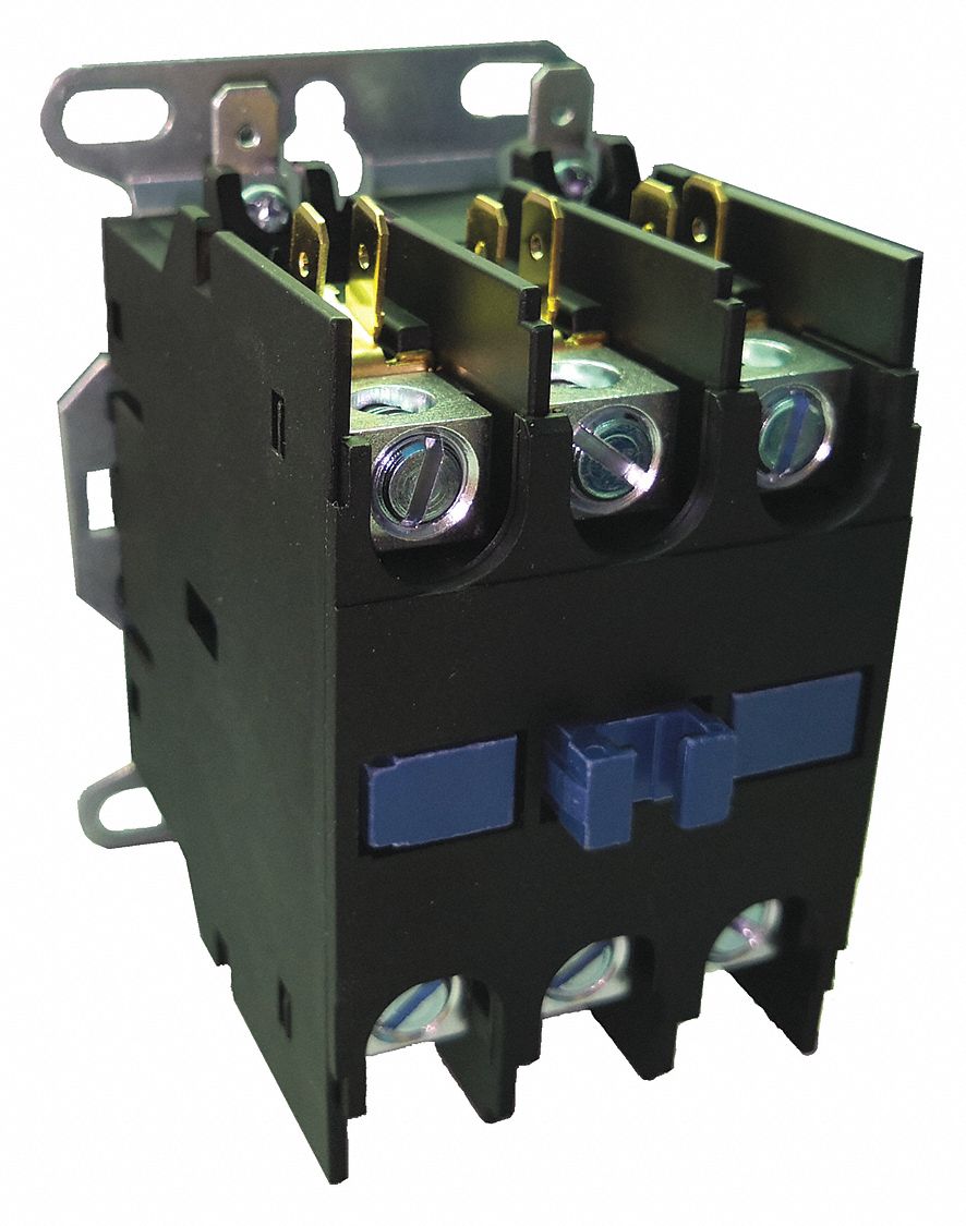 DAYTON Contactor, 208/240VCA, Número de Polos 3, Reversible: No ...