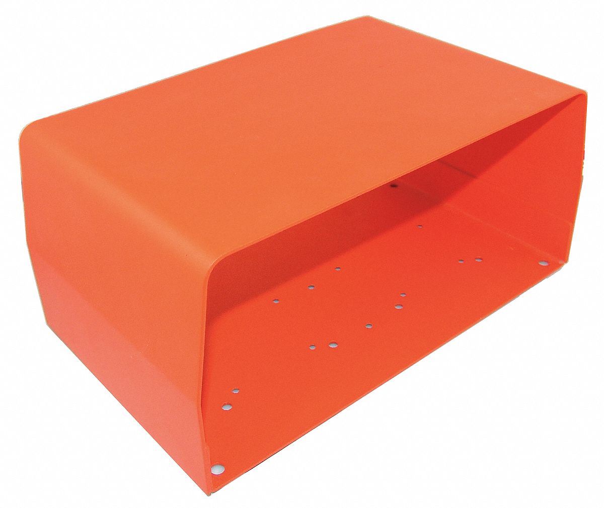 DAYTON Orange Steel Foot Switch Guard, 11 in Length, 5 in Width, 6.1/2