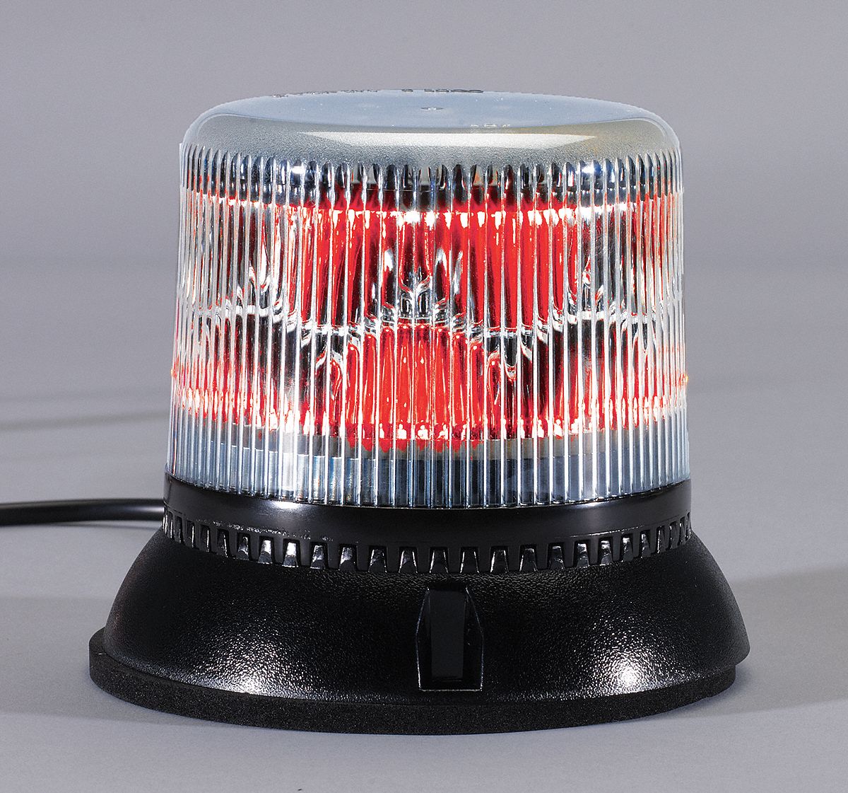 PSE AMBER Dual Level Strobe Light, Red, Rotating 6GPN2LSS222CR