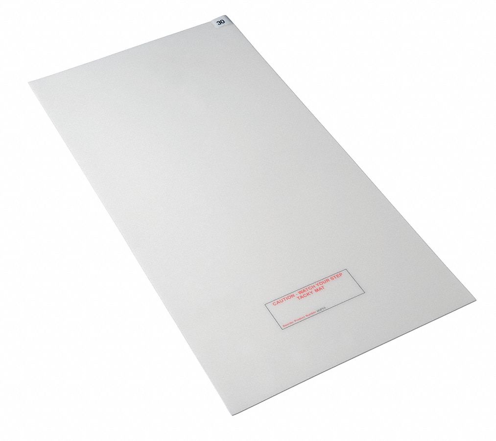 D3947 Tacky Mat White 18 x 36 In PK4