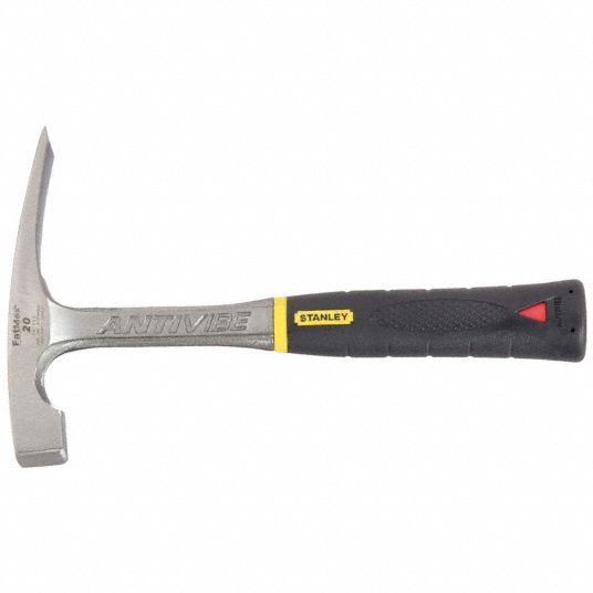 11 in Overall Lg, Steel Handle, Hammer 6GRK2|54-022 - - Grainger Bricklayer