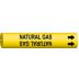 Natural Gas Snap-On Pipe Markers