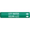 City Water Snap-On Pipe Markers