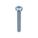 MACHINE SCREW, M6 THREAD, 50MM L, STEEL, ZINC PLATED, FILLISTER, PHILLIPS, METRIC, 50 PK