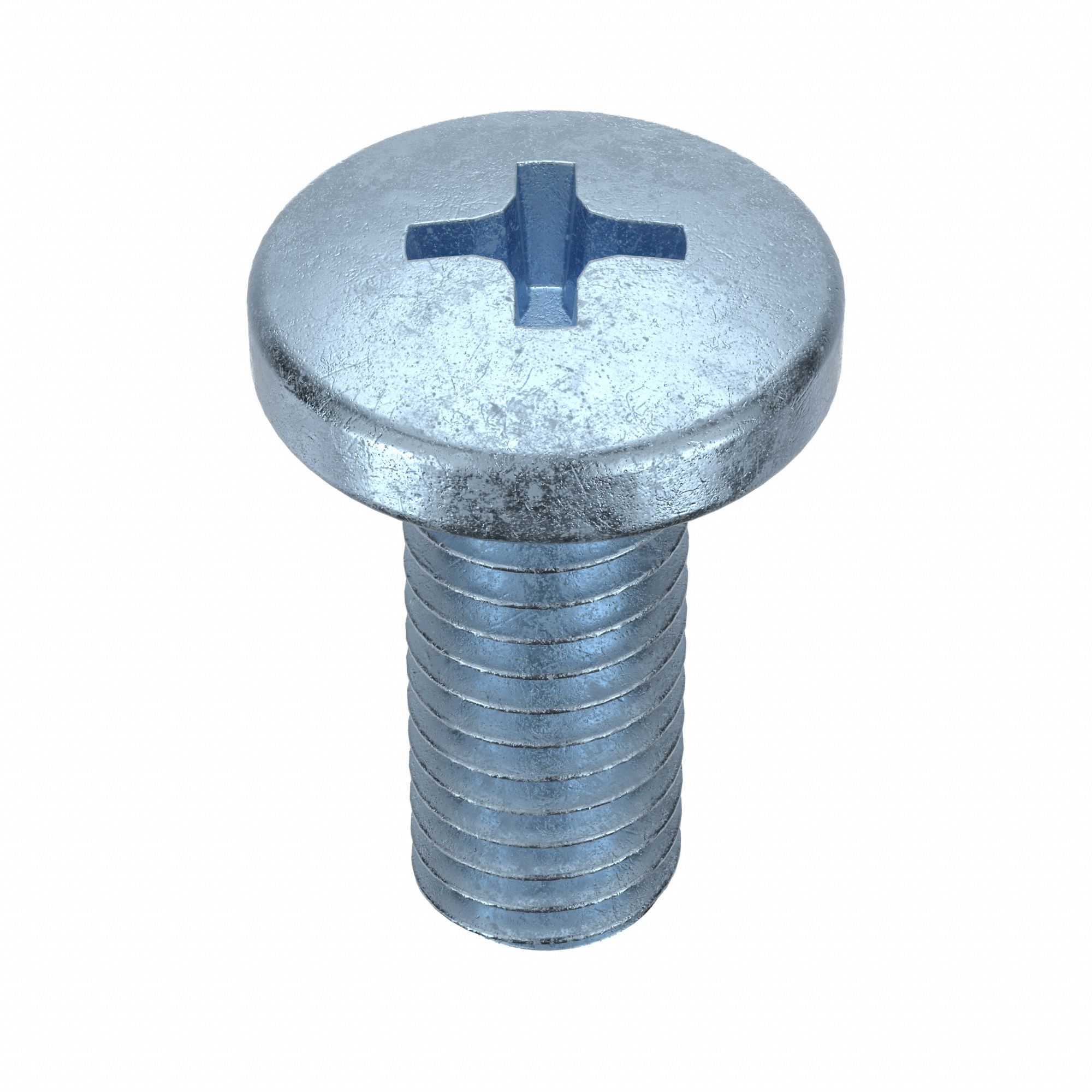 Machine Screws: M5x0.80 Thread Size, 12 mm Lg, Steel, Zinc-Plated, Pan, JIS Phillips, 25 PK