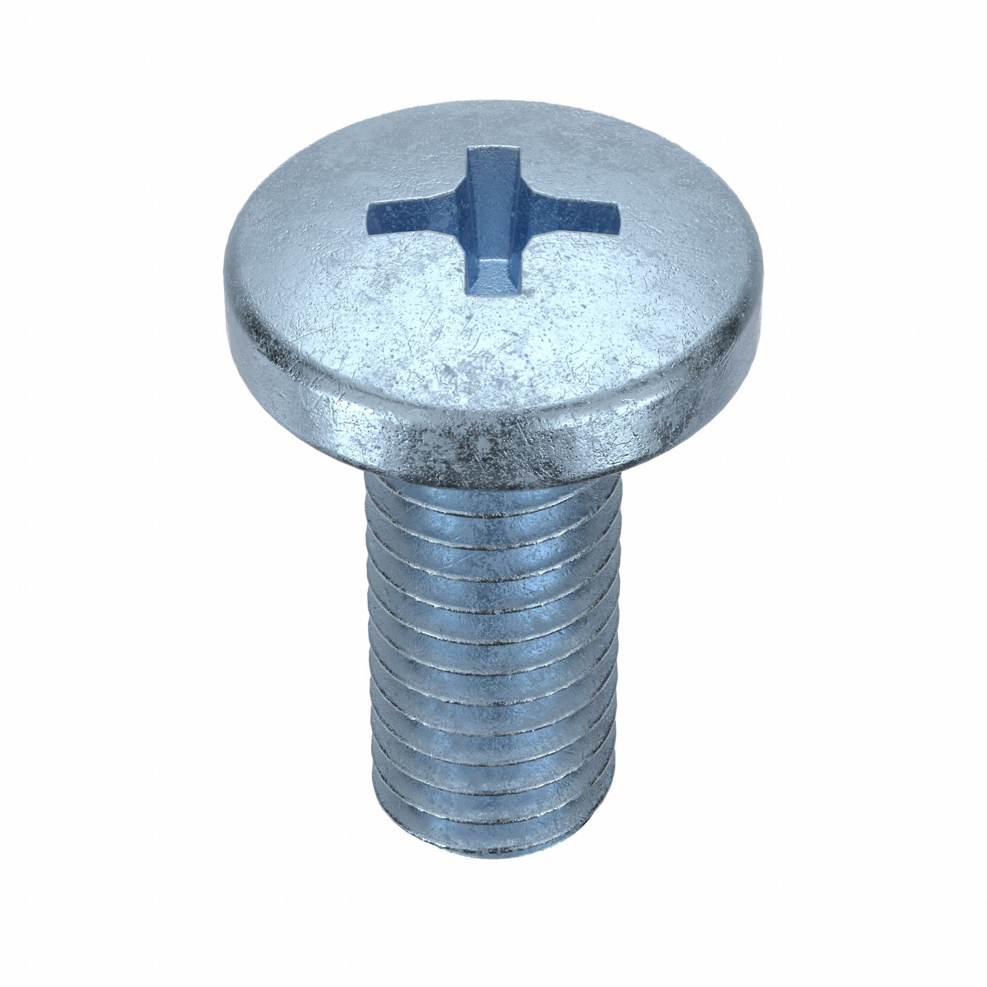 MACHINE SCREW, M5 THREAD, 12MM L, STEEL, ZINC PLATED, PAN, PHILLIPS, JIS B 1111, 25 PK