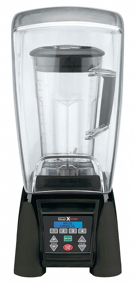 Blender: 64 oz Capacity, 3 1/2 hp Horsepower, Variable Speeds, Electronic Keypad, Copolyester