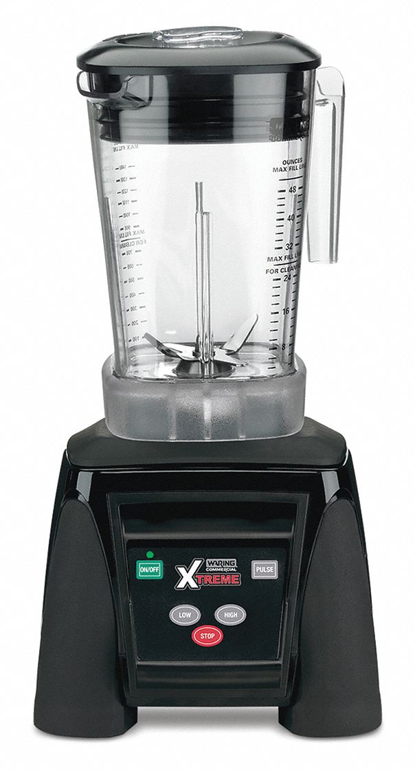 WARING COMMERCIAL 48 oz High Power Blender, Black 6GUG8MX1050XTXP
