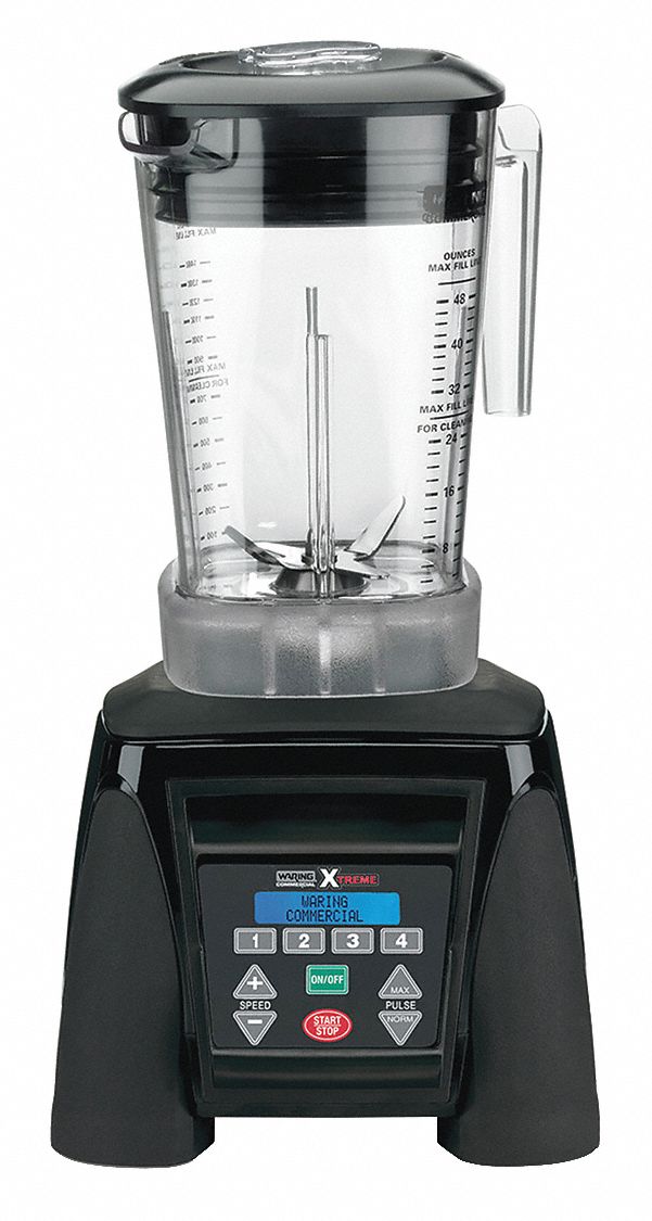 Blender: 48 oz Capacity, 3 1/2 hp Horsepower, 2 Speeds, Electronic Keypad, Copolyester