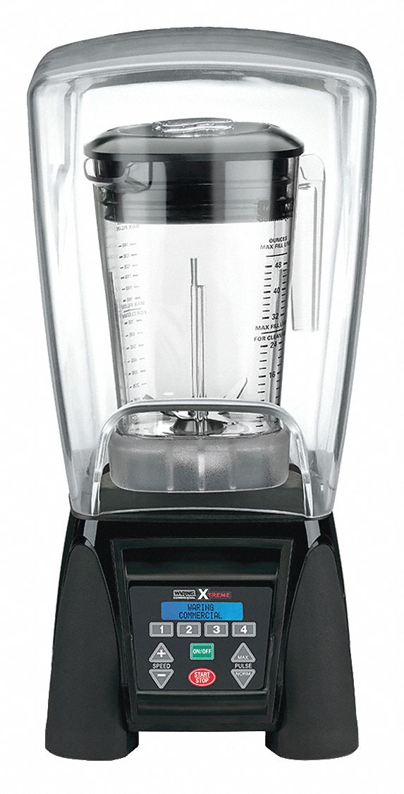 Blender: 48 oz Capacity, 3 1/2 hp Horsepower, 2 Speeds, Electronic Keypad, Includes Sound Enclosure