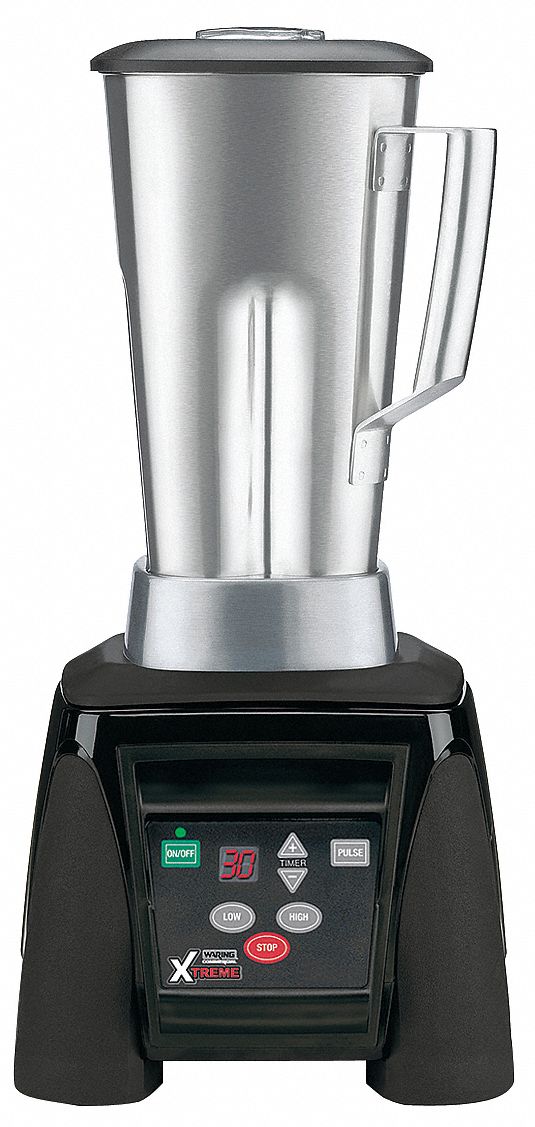 Blender: 64 oz Capacity, 3 1/2 hp Horsepower, 2 Speeds, Electronic Keypad, Stainless Steel