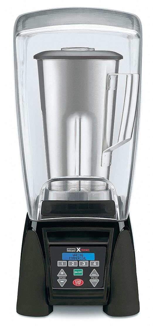 Blender: 64 oz Capacity, 3 1/2 hp Horsepower, Variable Speeds, Electronic Keypad, Stainless Steel