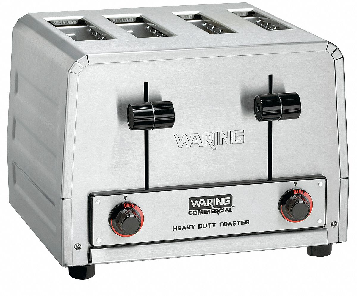 WARING COMMERCIAL 11 7/8" 4 Slice Heavy Duty Combination Commercial Toaster   Toasters   6GUK1|WCT810