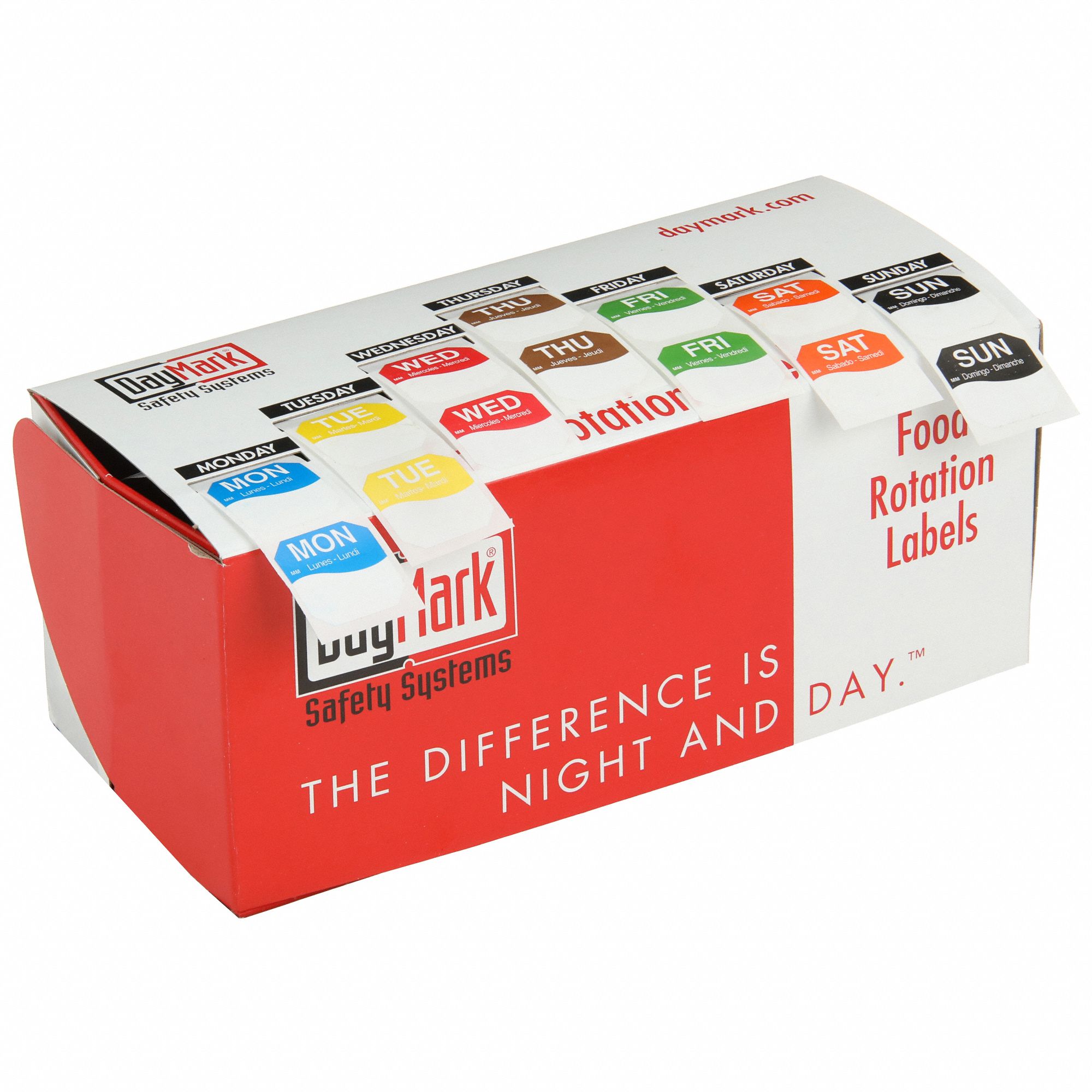 DAYMARK, Multi, Dissolvable Label, Day Label Kit 6GUW0111183 Grainger