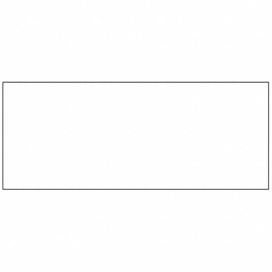 Dissolvable Date Coder Label, Paper, Rectangle, Width 2 1/2 in, Height ...