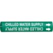 Chilled Water Supply Snap-On Pipe Markers