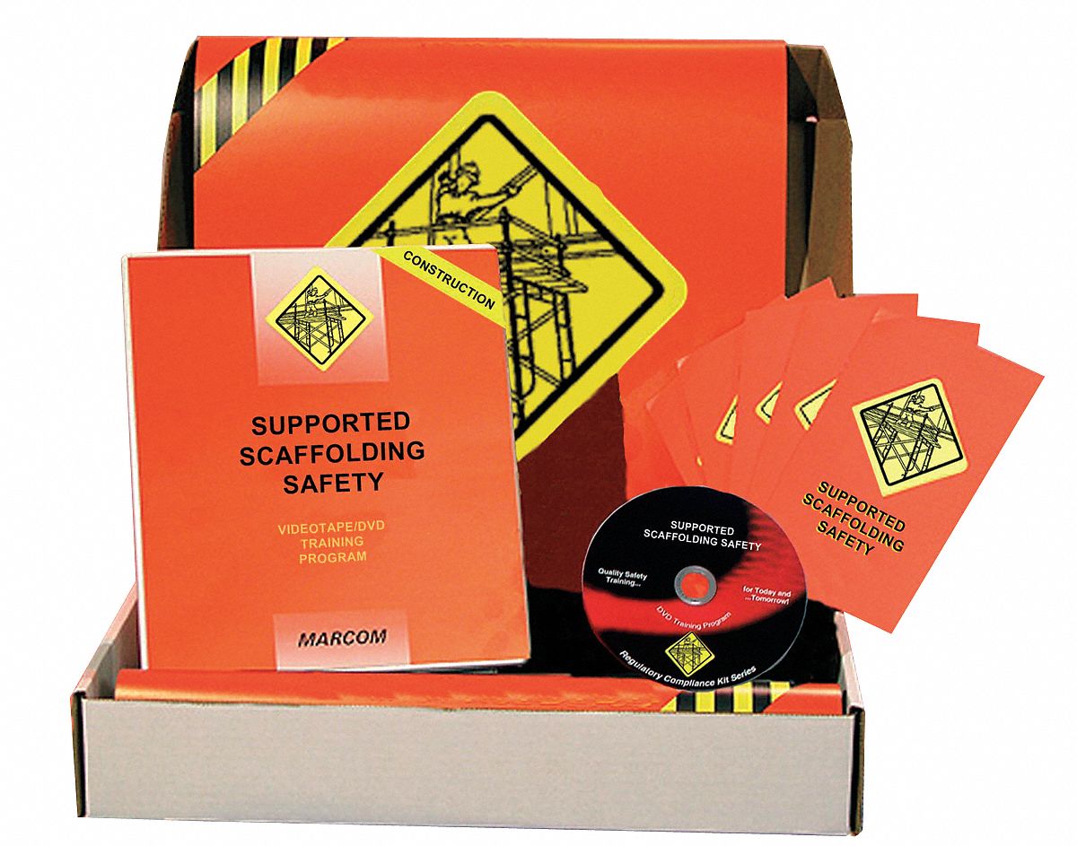 Construction Safety, DVD, Safety Training Kit 6GWT9