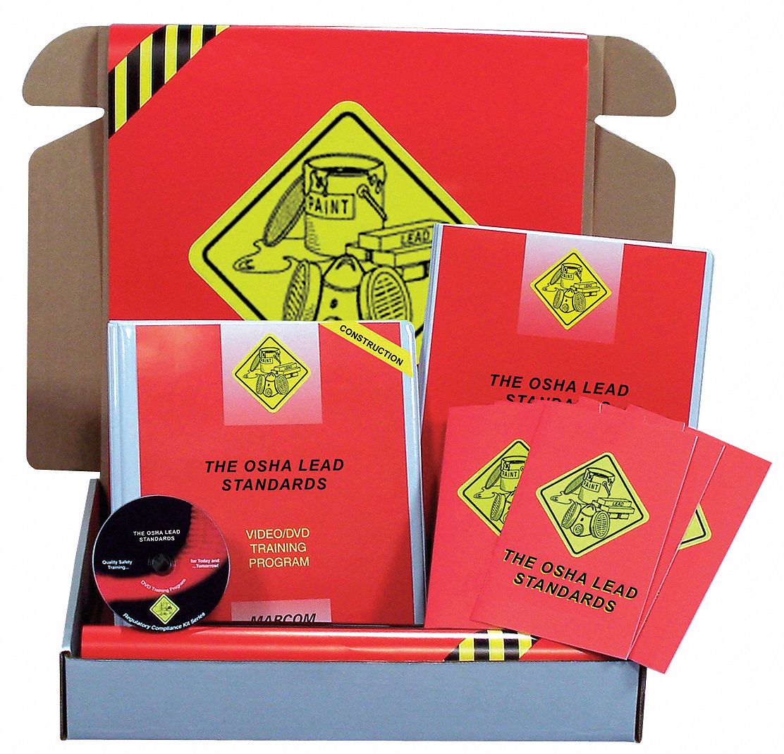 Chemical/HAZMAT Training, DVD, Safety Training Kit 6GWU1