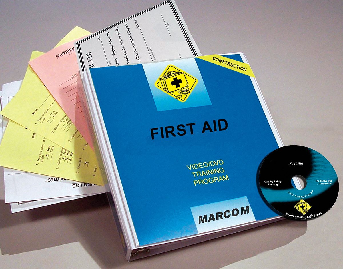First Aid, English, Safety Training Program 6GWU8V0000849ET